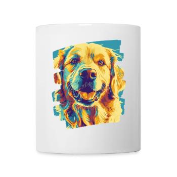 Golden Retriever - Tasse - Weiß - Vorne