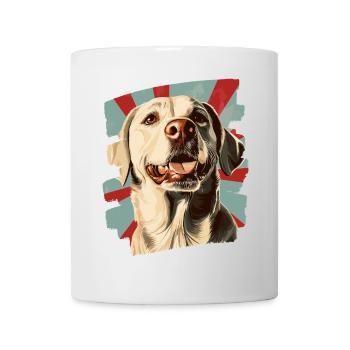Labrador - Tasse - Weiß - Vorne