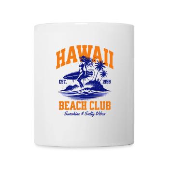 Hawaii Beach Club – Sunshine & Salty Vibes - Tasse - Weiß - Vorne