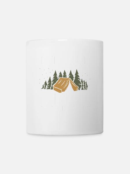 Camping Campfire Camper - Tasse - Weiß