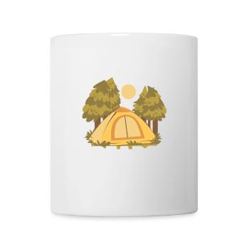 Camping Campfire Camper - Tasse - Weiß - Vorne