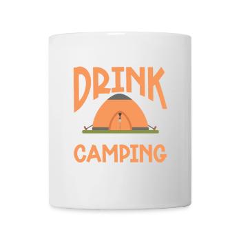 Camping Campfire Camper - Tasse - Weiß - Vorne