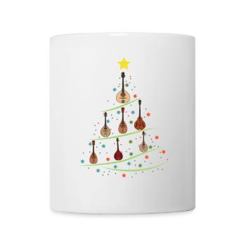 Mandoline Weihnachtsbaum - Tasse - Weiß - Vorne