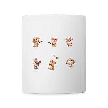 Mandolin Never Call It Guitar - Mug - white - Front