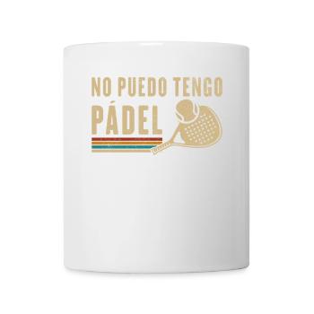 I Can't Have Vintage Padel Padel Racket - Mug - white - Front