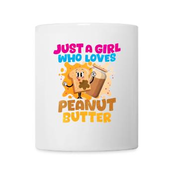 Erdnussbutter - Tasse - Weiß - Vorne