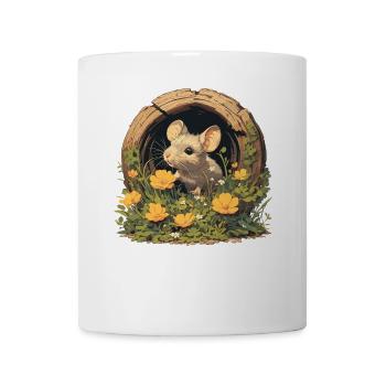 Mäuse Maus - Tasse - Weiß - Vorne