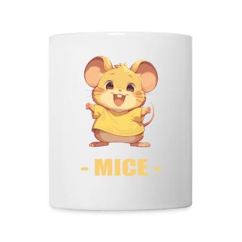 Mäuse Maus - Tasse - Weiß - Vorne