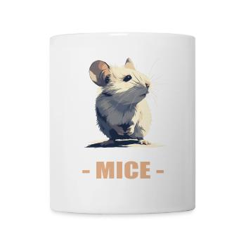 Mäuse Maus - Tasse - Weiß - Vorne