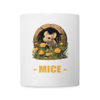 Mäuse Maus - Tasse - Weiß - Vorne