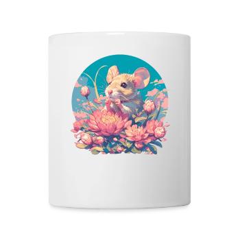 Mäuse Maus - Tasse - Weiß - Vorne