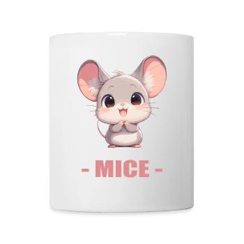 Mäuse Maus - Tasse - Weiß - Vorne