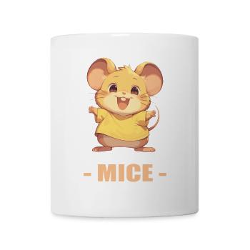 Mäuse Maus - Tasse - Weiß - Vorne