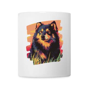 Finnischer Lapphund - Tasse - Weiß - Vorne