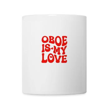 Oboe is my Love Orchestra Oboist Classical Music - Mug - white - Front