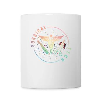 Technique chirurgicale : j’apporte beaucoup - Mug blanc - blanc - Devant