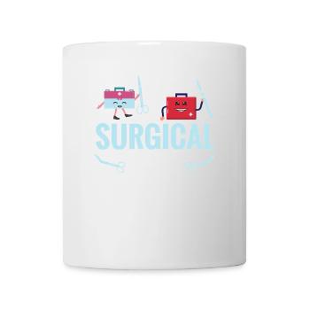 Technique chirurgicale : j’apporte beaucoup - Mug blanc - blanc - Devant
