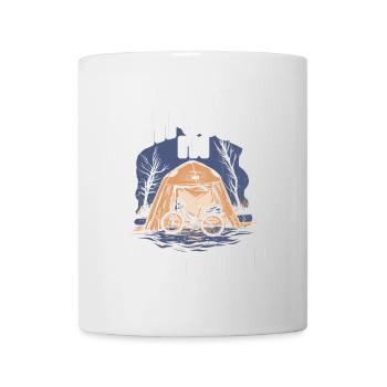 Camping Campfire Camper - Tasse - Weiß - Vorne
