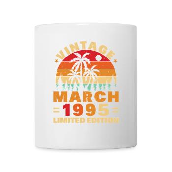 March 1995 Vintage Birthday Gift - Mug - white - Front