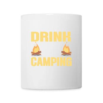 Camping Campfire Camper - Tasse - Weiß - Vorne