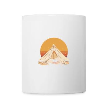 Camping Campfire Camper - Tasse - Weiß - Vorne