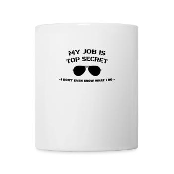 Top Secret Agent: Humorous Job - Mug - white - Front