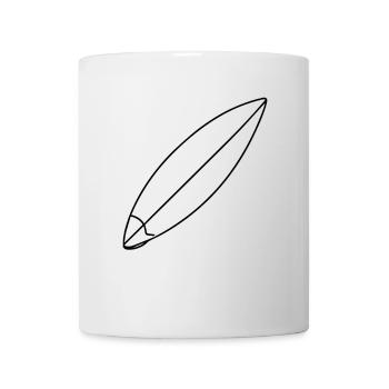 Surfboard Sketch - Mug - white - Front