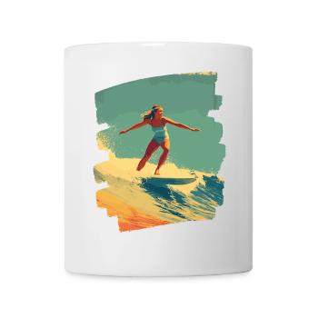 Surfer - Tasse - Weiß - Vorne