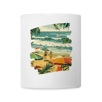 Surfer - Tasse - Weiß - Vorne