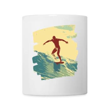 Surfer - Tasse - Weiß - Vorne