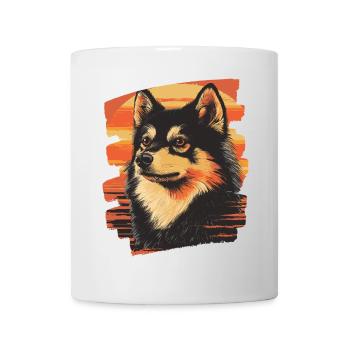 Finnischer Lapphund - Tasse - Weiß - Vorne
