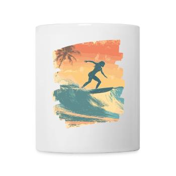 Surfer - Tasse - Weiß - Vorne