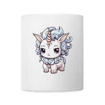 Unicorn Winter Animal Baby Comic - Mug - white - Front