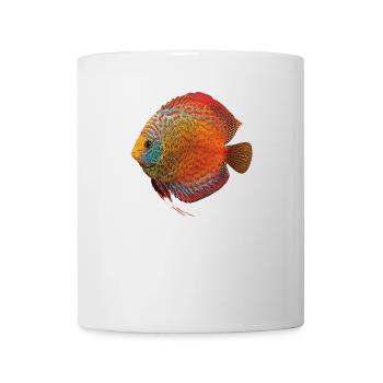 Discus Cichlid Fish Keeper Moderne Streetwear - Mug blanc - blanc - Devant