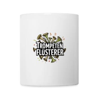 Trompeten Flüsterer Brass Band Marching Band - Tasse - Weiß - Vorne