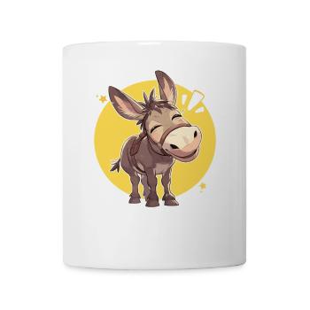 Donkey Esel - Tasse - Weiß - Vorne