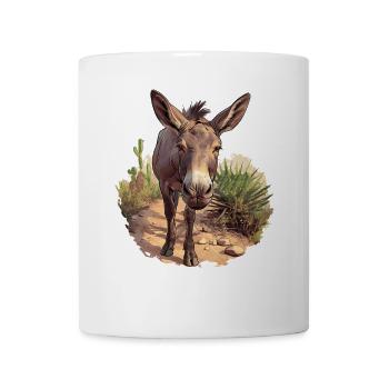Donkey Esel - Tasse - Weiß - Vorne