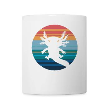 Axolotl Retro Sunset Axolotl Gifts Kids Boys Girls - Mug - white - Front