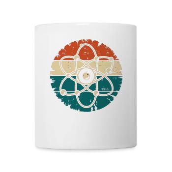 Retro Atom Art Biology Physics Chemistry Science - Tasse - Weiß - Vorne