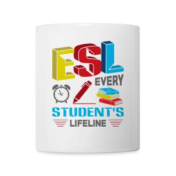 ESL-Lehrer ESL Unterricht - Tasse - Weiß - Vorne