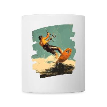 Kitesurfer - Tasse - Weiß - Vorne