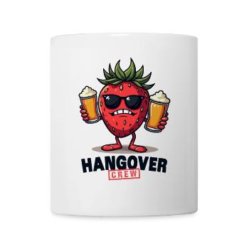 Coole Erdbeere mit Bier – für Urlaub & Festival - Tasse - Weiß - Vorne