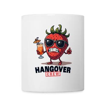 Coole Erdbeere mit Bier – für Urlaub & Festival - Tasse - Weiß - Vorne