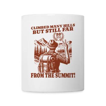 Funny Wanderer Birthday 50 Years - Mug - white - Front