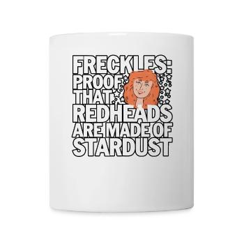 Sommersprossensicherer Rothaariger Sternenstaub - Tasse - Weiß - Vorne