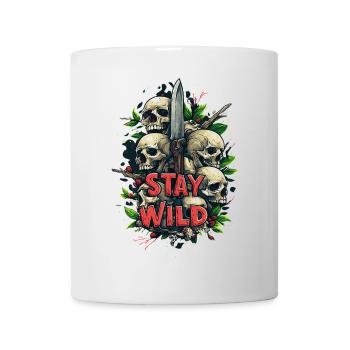 Stay Wild Knife Knife Life Motto - Mug - white - Front