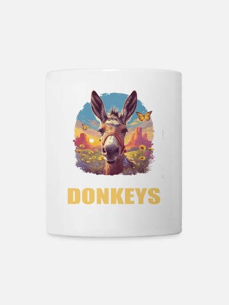 Donkey Esel - Tasse - Weiß