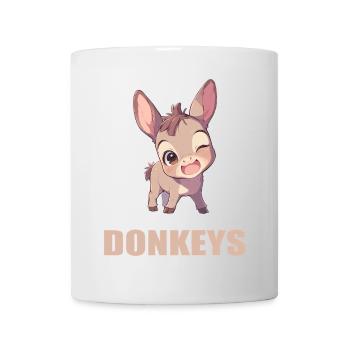 Donkey Esel - Tasse - Weiß - Vorne