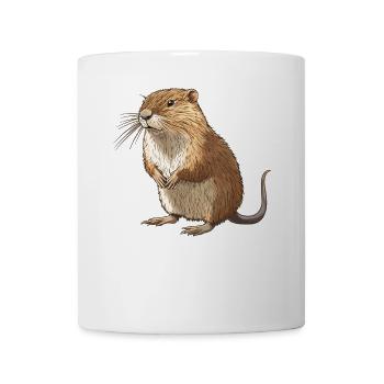 Rat musqué - Mug blanc - blanc - Devant