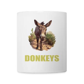 Donkey Esel - Tasse - Weiß - Vorne
